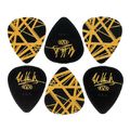 Dunlop EVH Black/Yellow Stripes Tin 6