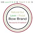 Bow Brand NG 3rd B Gut Harp String No.18