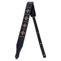 Minotaur Fleur de Lis Guitar Strap BK