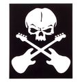 Bandshop Sticker Skull Guitar