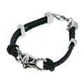 Rockys Bracelet Leather Skull