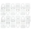 Holdon Midi Clip White 12pcs Pack