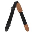 Levys Cotton GTR/UKE Strap 1,5" BK