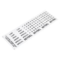 C.A. Seydel Söhne Key-Label-Set Blues black