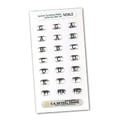C.A. Seydel Söhne Key Sticker Set 1847 NOBLE Std