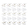 Sharkfin Pick Goldprint Medium White 25