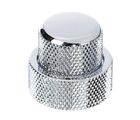 Allparts Stacked Poti Knob Set Chrome