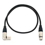 pro snake XLR Patch Angled/male 1m