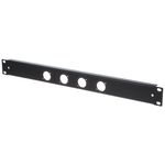 Thon Rack Panel 1U 4XLR 90°