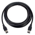 pro snake Firewire Cable 6 Pin 1,8m