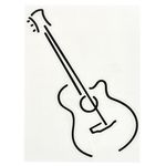 Design-Studio Worms Sticker Western Guitar Anth.