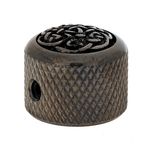 Q-Parts Dome Potiknob Celtic Weave B