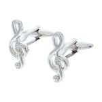 Musikboutique Hahn Cuff Links Treble Clef