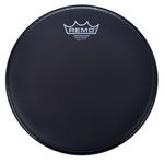 Remo 12" Ambassador Black Suede