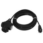 Stairville Mains Ext. 3-Way 10m 1,5mm²