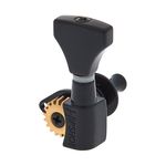Hipshot 6GNOBT Guitar Tuner Black