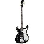 Eastwood Guitars Sidejack Baritone DLX TREM BK