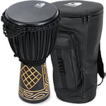 Toca 10" Black Mamba Djembe Set