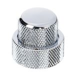 Allparts Stacked Poti Knob Set Chrome