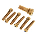 Harley Benton Parts Bridgepin Set Brass AEye