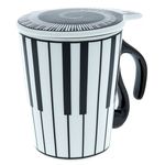 Music Sales Cup with Lid Keyboard