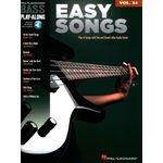 Hal Leonard Bass Play Along Easy Songs