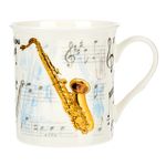 Music Sales Noble Coffee Mug Saxophone