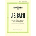 C.F. Peters Bach Matthew Passion BWV244