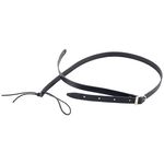 Harley Benton Mandolin Leather Strap Black
