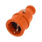 PCE Rubber Safety Socket EU Orange