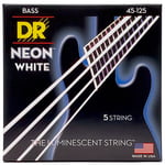 DR Strings HiDef White Neon Bass 5