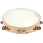Ron Vaughn 10" Tambourine German Silver