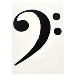 Design-Studio Worms Sticker Bass Clef