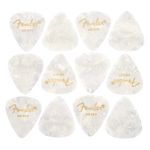 Fender White Pearloid Pick Set H