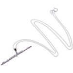 Rockys Necklace Flute Silver