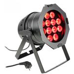 Cameo PAR 64 CAN RGBWA+UV 12x 10W BK