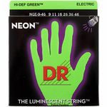 DR Strings HiDef Green Neon Electric 9-46