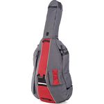 Petz Double Bass Bag 4/4 GR/RD