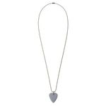 Timber Tones Necklace with Plectrum White