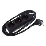 Stairville 3 Way Power Split Black