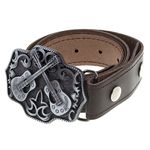 Rockys Belt Western Guitars Brown 105