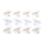 Sharkfin Pick Goldprint Medium White