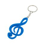 A-Gift-Republic Keyring Treble Clef Blue Gummy