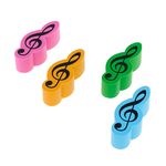 A-Gift-Republic Eraser Violin Clef 4er Set