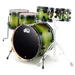 DW Satin Specialty Green Burst