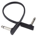 Rockboard Flat Patch Cable Black 10 cm