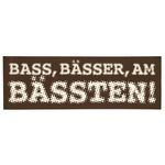 Bandshop Sticker Bass, Bässer am