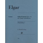 Henle Verlag Elgar Salut d'Amour Violin