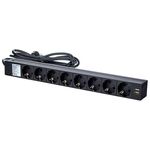 Adam Hall 87471 USB 19" Power Strip
