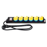 Varytec multiple outlet strip six-way